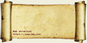 Jovana Stojančić vizit kartica